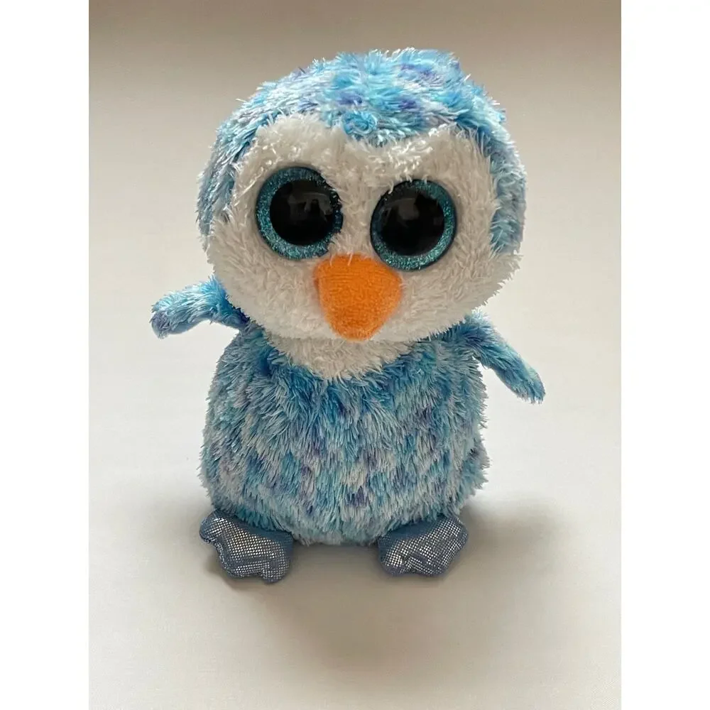 Plush by TY Beanies Penguin Ice Cube 6” Retired